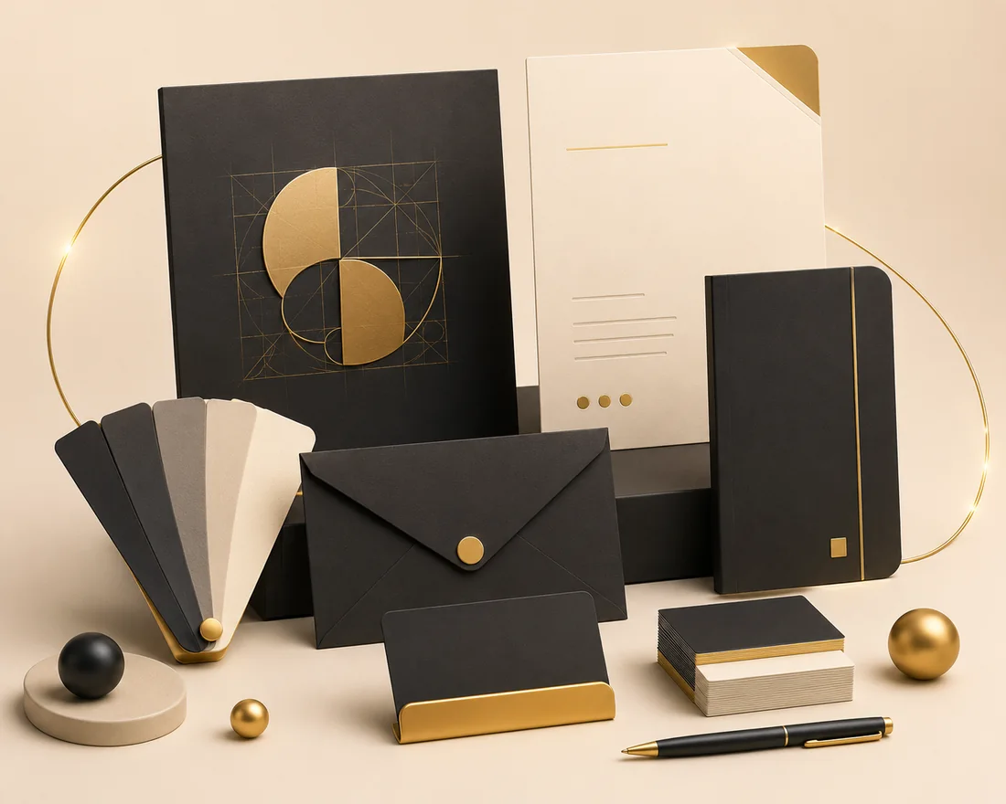 Branding and creative design — logo, colour and identity system