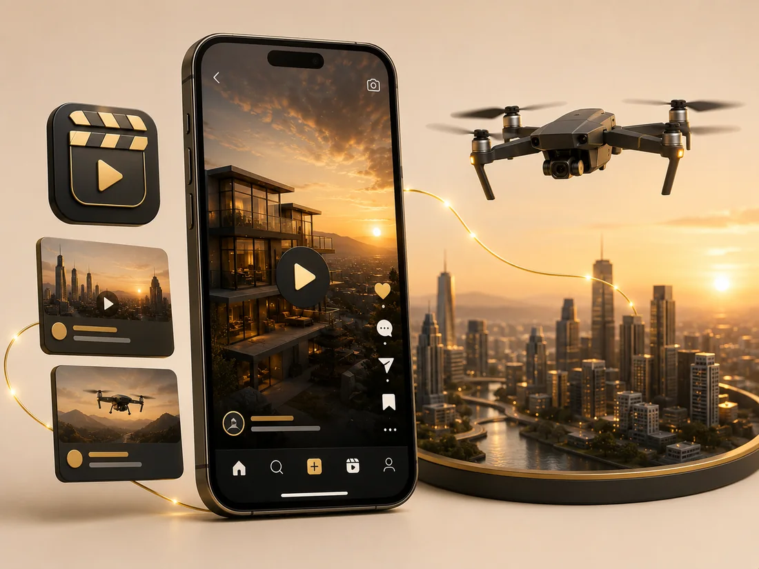 Video, reels and drone production — cinematic content creation